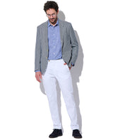 ノープリーツコットンストレッチパンツ