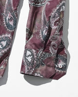 ペイズリープリントシャツ