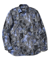 ペイズリープリントシャツ