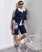 サイドラインセットアップ（ネイビー）