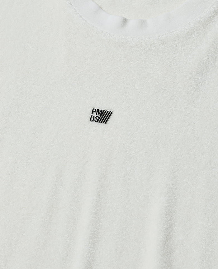 draw drawers レオタードパイルTシャツ　ホワイト　白　アイボリー パイルTシャツ – 買えるLEON