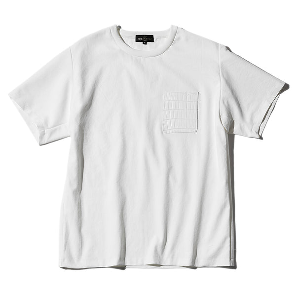 最適な価格 クロコポケット付クルーネックTシャツ – 買えるLEON ウェア