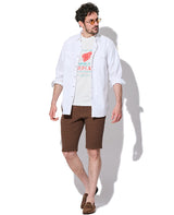 ホワイトデニムシャツ