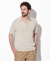 リネンブレンド スキッパー