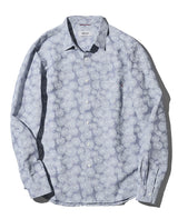 フラワープリントシャツ