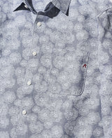 フラワープリントシャツ