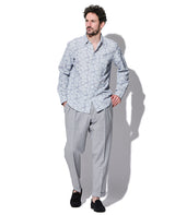 フラワープリントシャツ