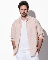 フラワープリントシャツ