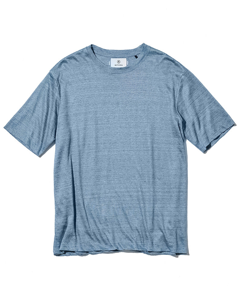 ヴィンテージリネン・レイヤードTシャツ