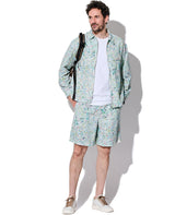 マーブルジッパーシャツ