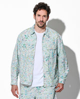 マーブル柄セットアップ（ホワイト）