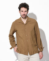 LEON別注 オープンカラーシャツ