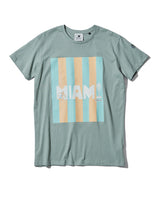 ラウンドネック プリントTシャツ