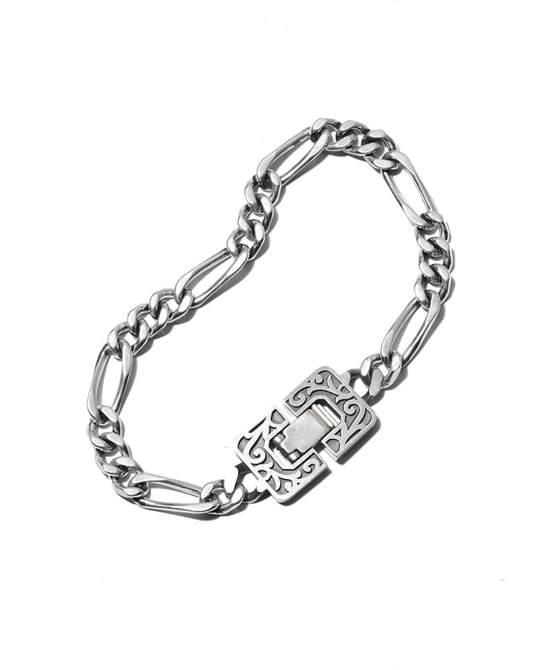 GRASS TANGLE FIGARO CHAIN BRACELET