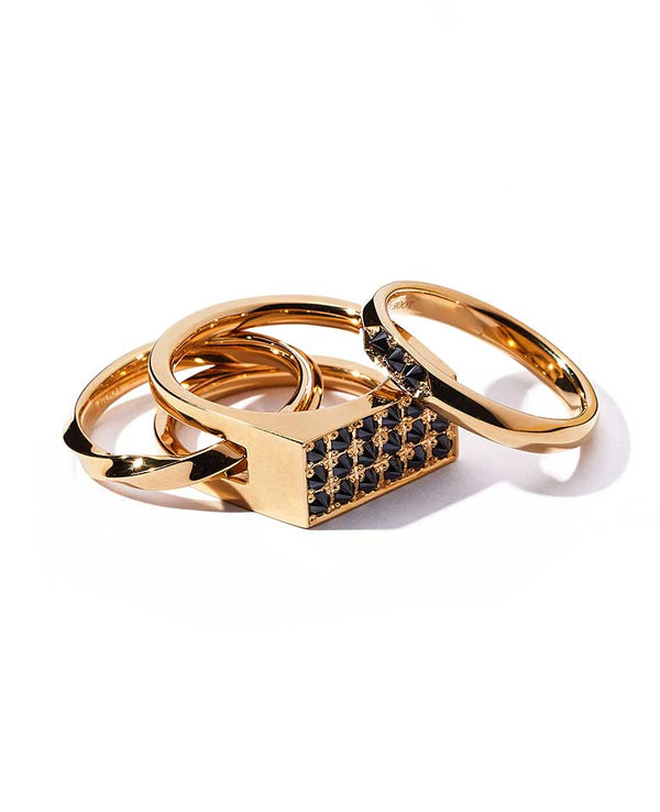 Over Culet Space Ring  (3本セット)