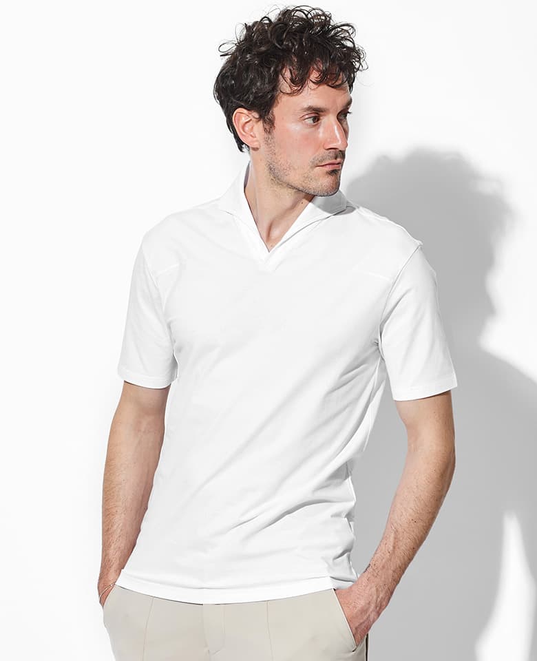 Skipper collar T-shirt