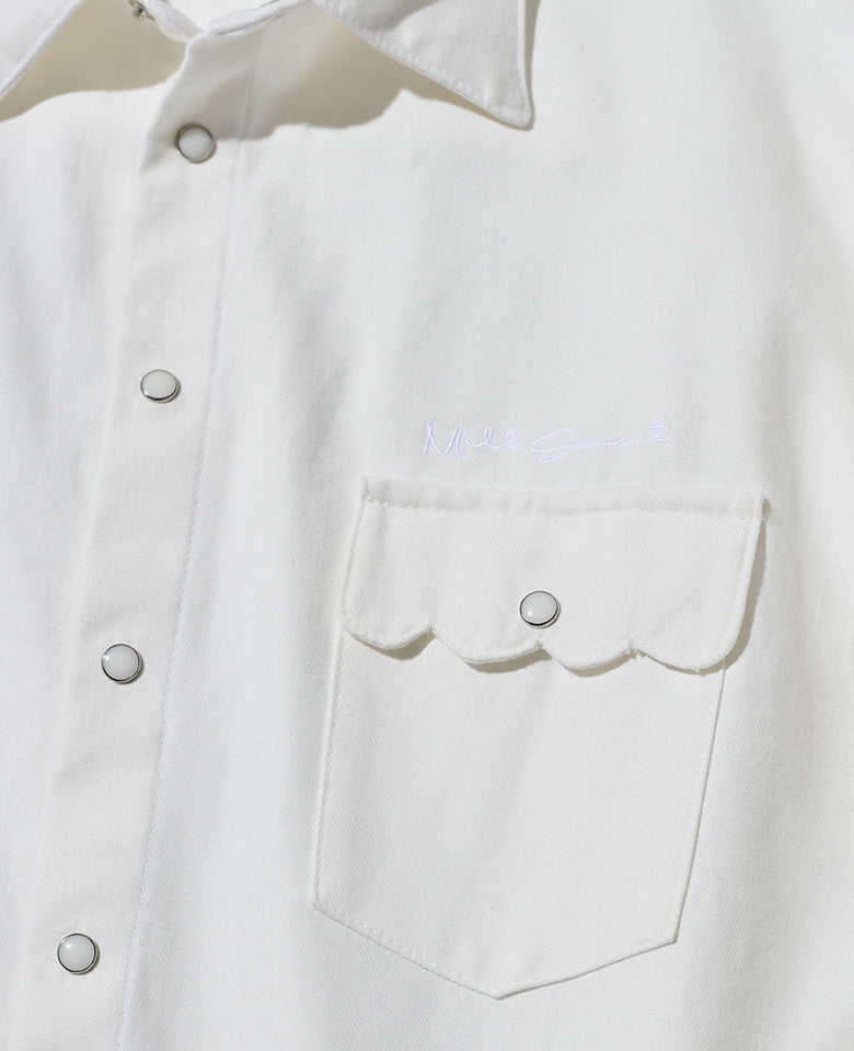 LEON別注ホワイトデニムシャツ – 買えるLEON