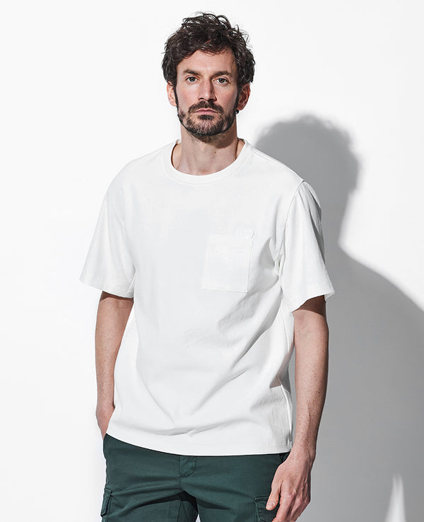 クロコハート付クルーネックＴシャツ