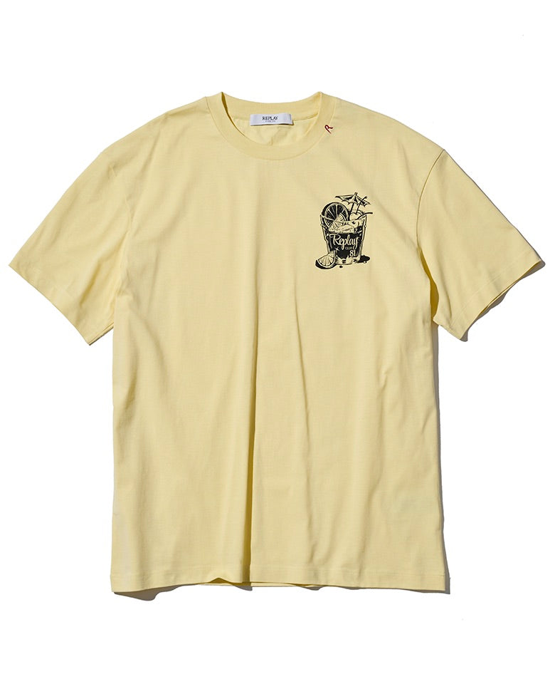 ベーシックジャージーカクテルプリント Tシャツ