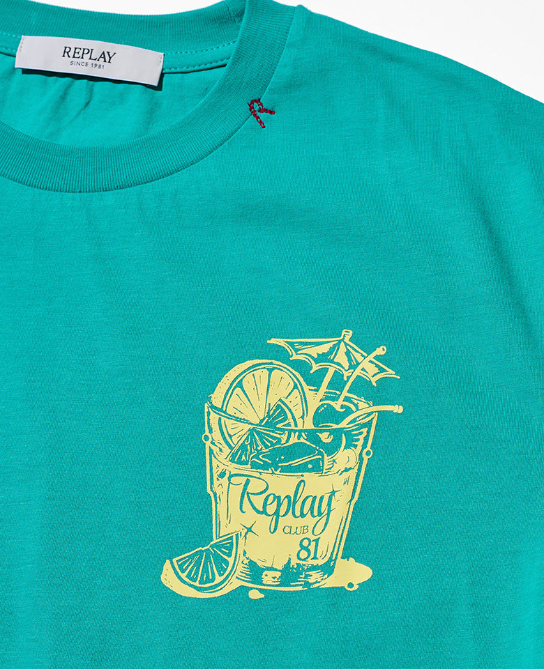 ベーシックジャージーカクテルプリント Tシャツ
