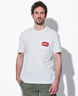 ベーシックジャージーレトロプリント ポケTシャツ
