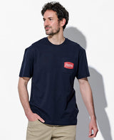 ベーシックジャージーレトロプリント ポケTシャツ