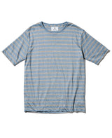 ヴィンテージ リネン ボーダー レイヤード Tシャツ
