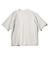 Oversized patchwork wave T-shirt