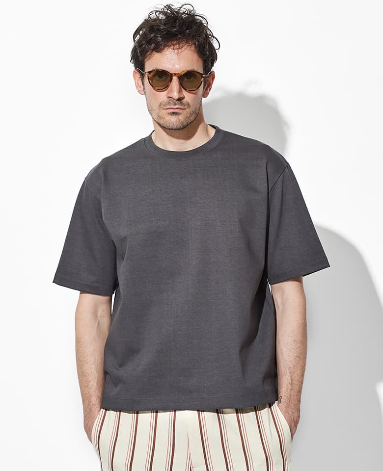 Men's heavymercerizedcotton s/s