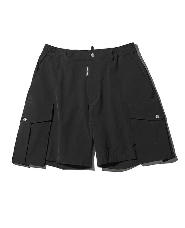 Techno nylon cargo shorts