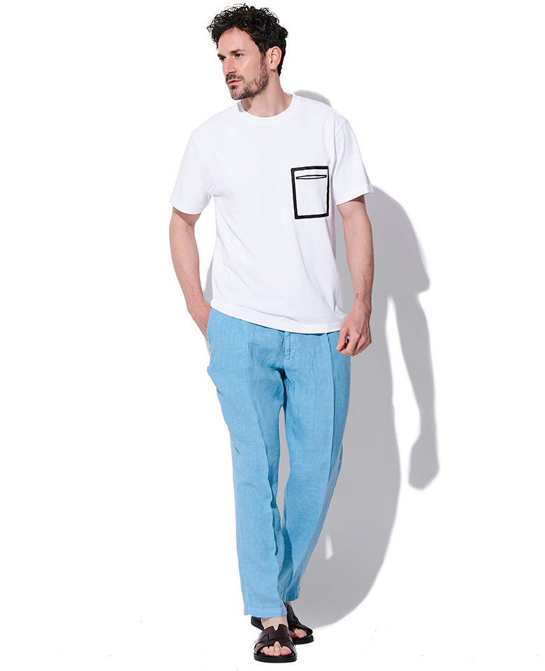 メッシュトリミングポケット Tee