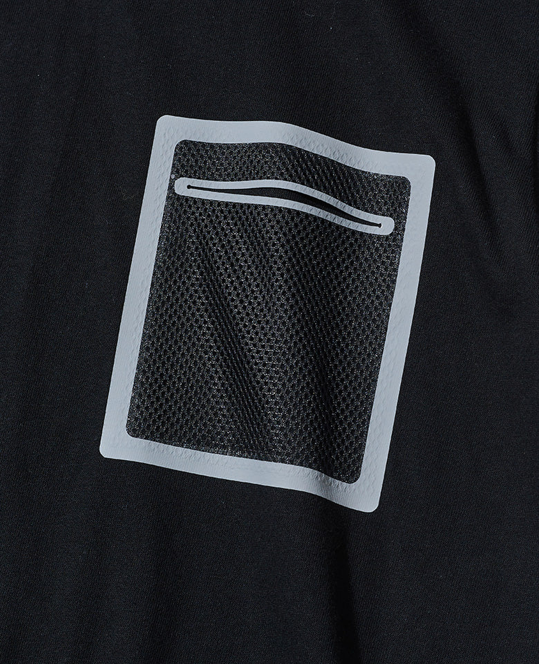 メッシュトリミングポケット Tee