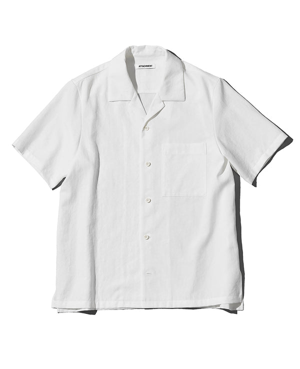 ポリエステル/コットン/リネンツイルセットアップ（WHITE）
