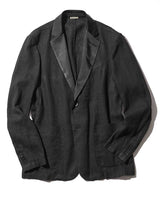 linen tuxedo jacket