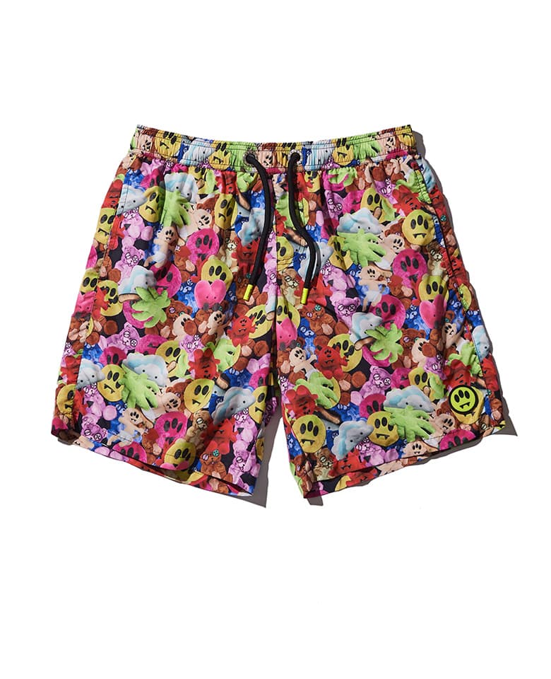 Character print swim pants