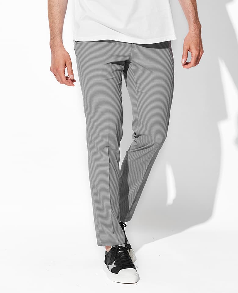 two way stretch seersucker easy slim fit