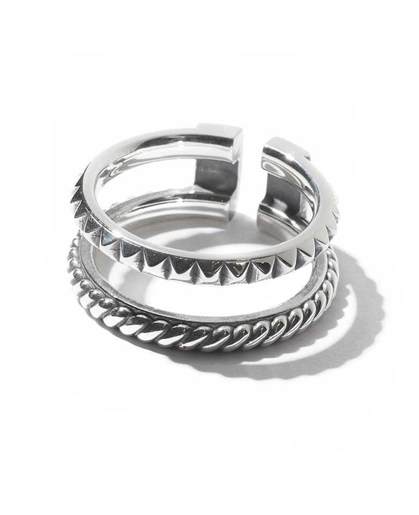 Studs&amp;Rope Space Ring