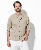 Short Sleeve Shirt Cardigan