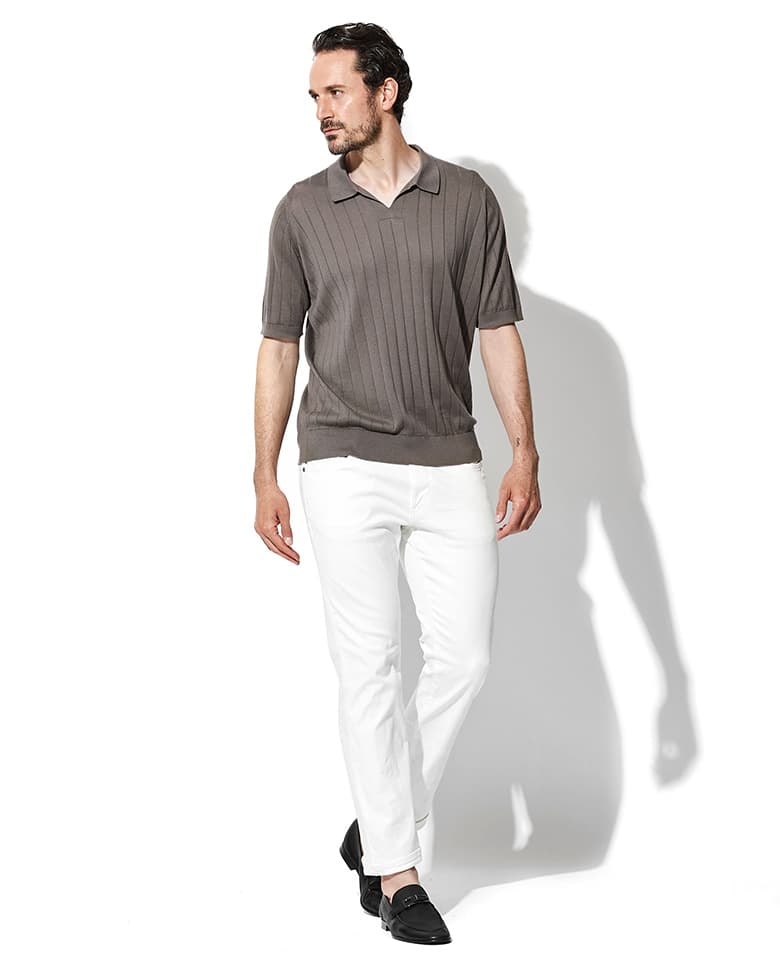 Skipper knit polo shirt