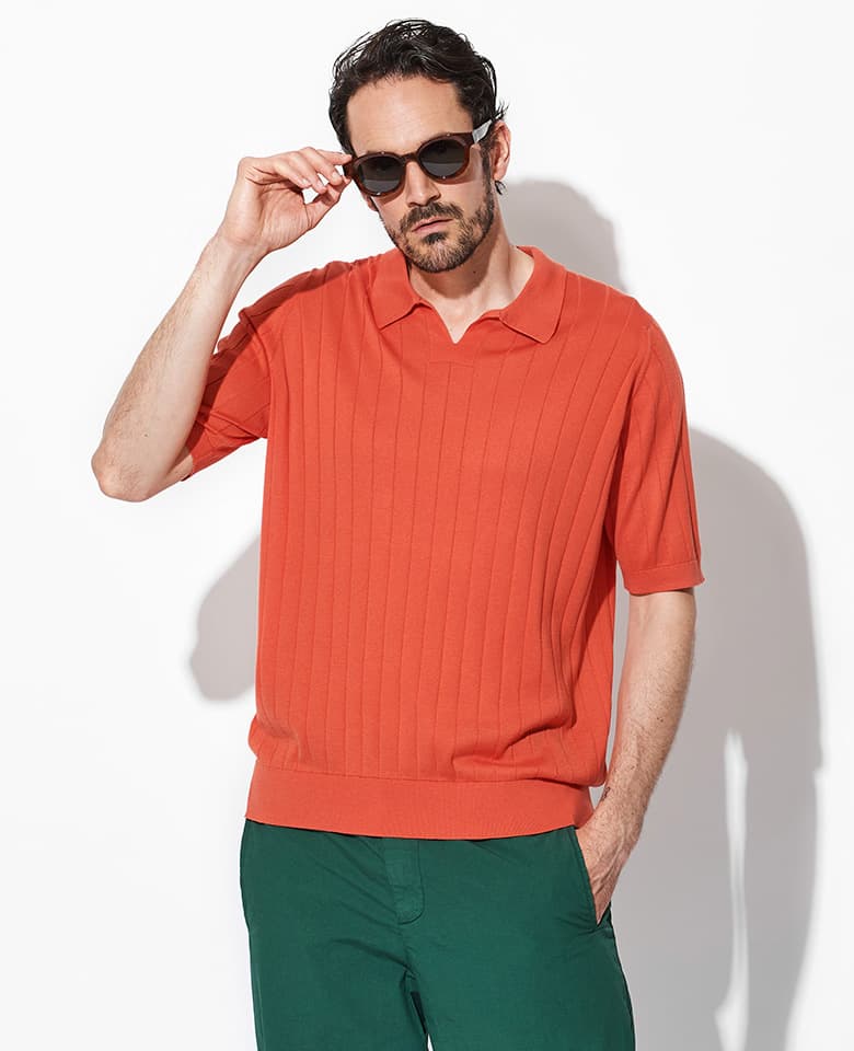 Skipper knit polo shirt