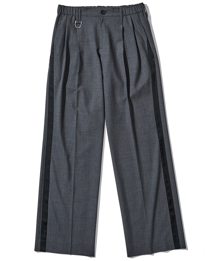 LEREN ワイドスラックス　Lサイズ サイドラインワイドスラックス – 買えるLEON