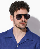 クリップオンサングラスつきメガネ