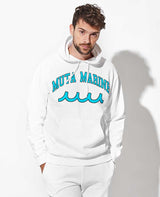 ACANTHUS x muta MARINE 
College Logo Hooded Sweatshirt