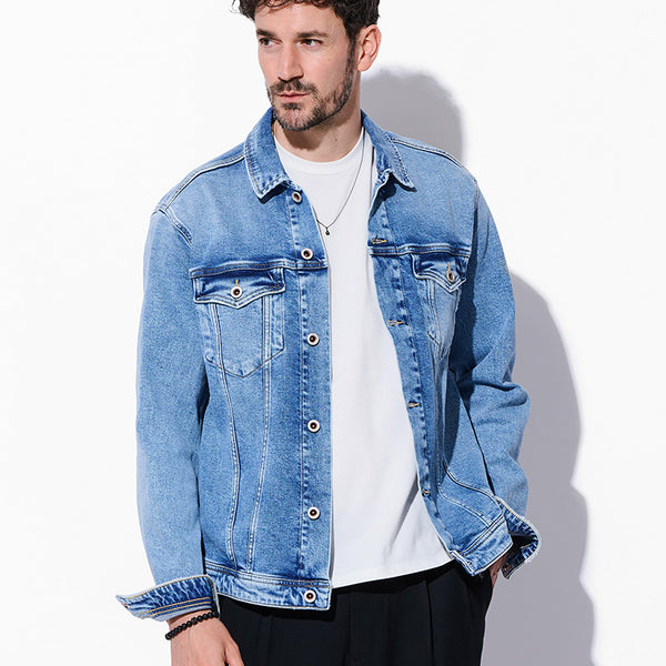 TYPE BLUE デニムジャケット M ホワイト ストレッチデニムジャケット – 買えるLEON