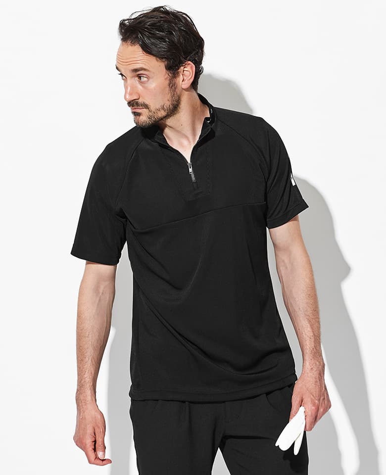 Active Raglan Zip Polo