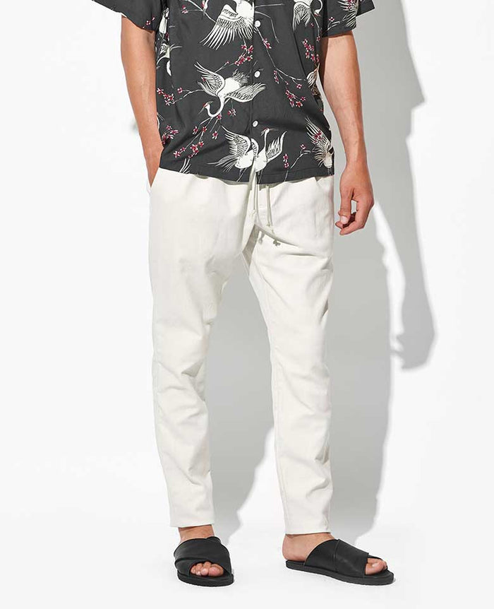 COUNTLESS POCKET EASY CARGO PANTS / WHITE | Volff