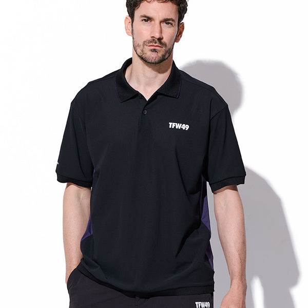 TFW49 SS POLO チャコール×ネイビーXLサイズ　新作 シグネチャーSSレギュラーポロ – 買えるLEON