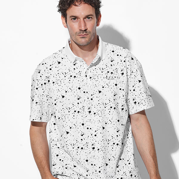 LEONARD SPORT ポロシャツ ブラック サイズ44 / ak451