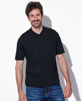LEON別注 プレーティングシングルジャージVネックTシャツ