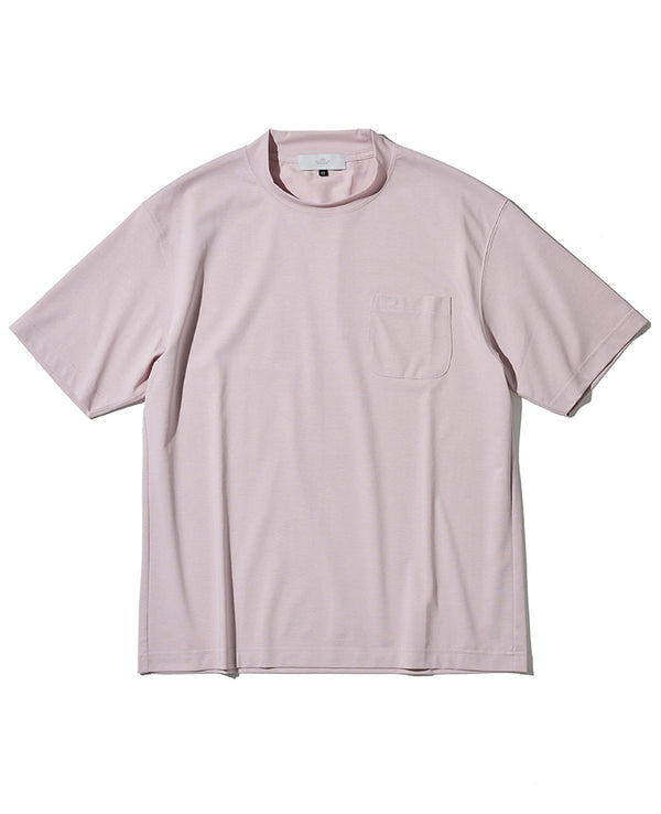 LEON別注 プレーティングシングルジャージクールネックTシャツ